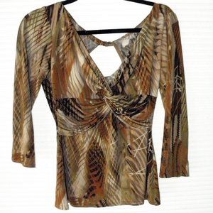 🎈3 for $10. EUC Gorgeous top from Linda Segal. Size M